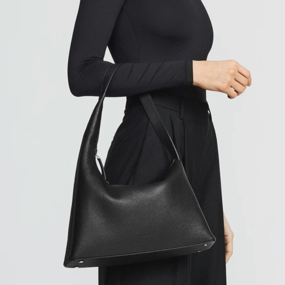 Aesther Ekme Black Soft Lune Shoulder Bag